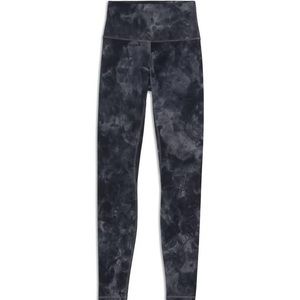 lululemon Align Leggings high waisted 28” long Diamond dye pitch graphite grey
